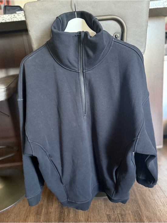 lululemon athletica Tops - Lululemon Oversized Thick Fleece 1/2 Zip